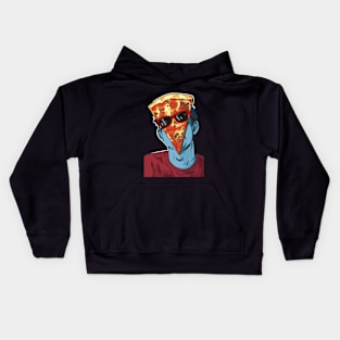 Pizza Face :That Says You Love Pizza Kids Hoodie